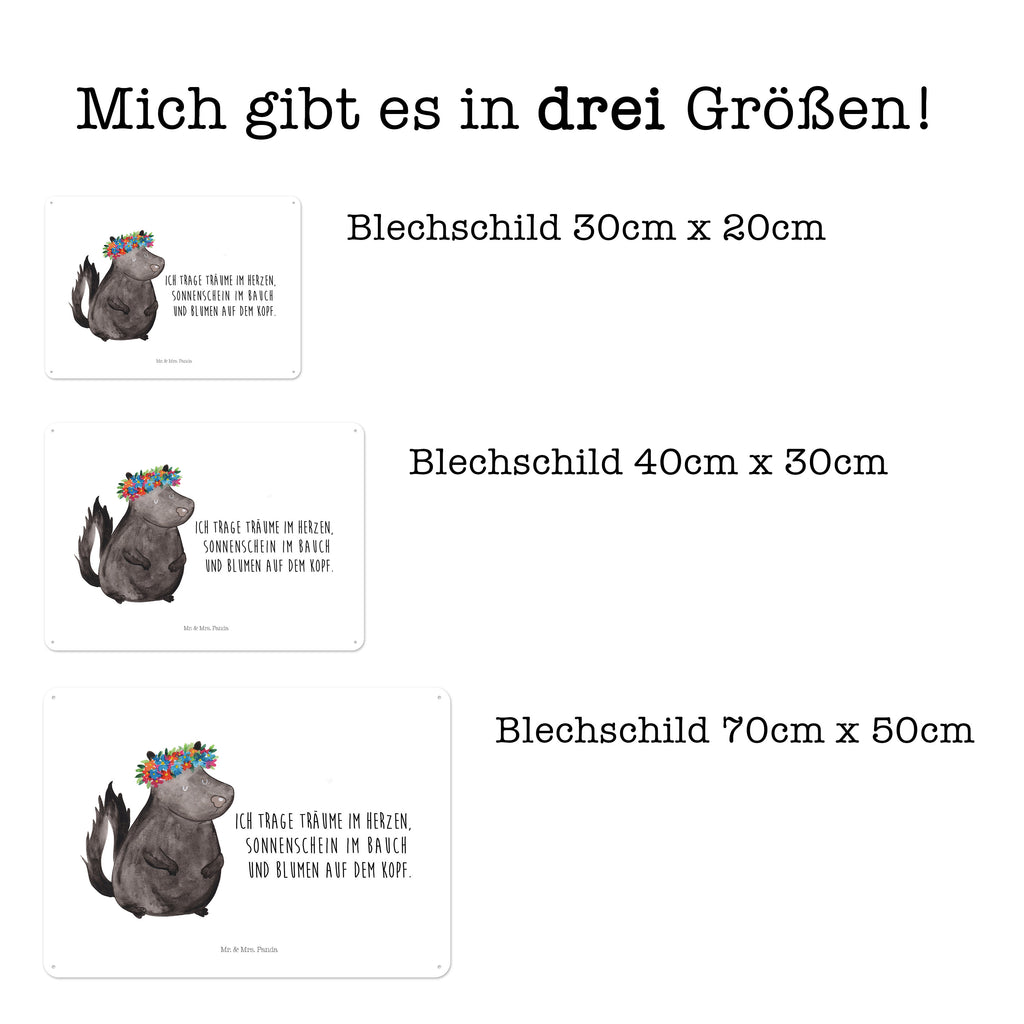 Blechschild Stinktier Blumenmaedchen Stinktier, Skunk, Wildtier, Raubtier, Stinker, Stinki, Yoga, Namaste, Lebe, Liebe, Lache Blechschild, Metallschild, Geschenk Schild, Schild, Magnet-Metall-Schild, Deko Schild, Wandschild, Wand-Dekoration, Türschild, Wandschild, Metallschild  Stinktier, Skunk