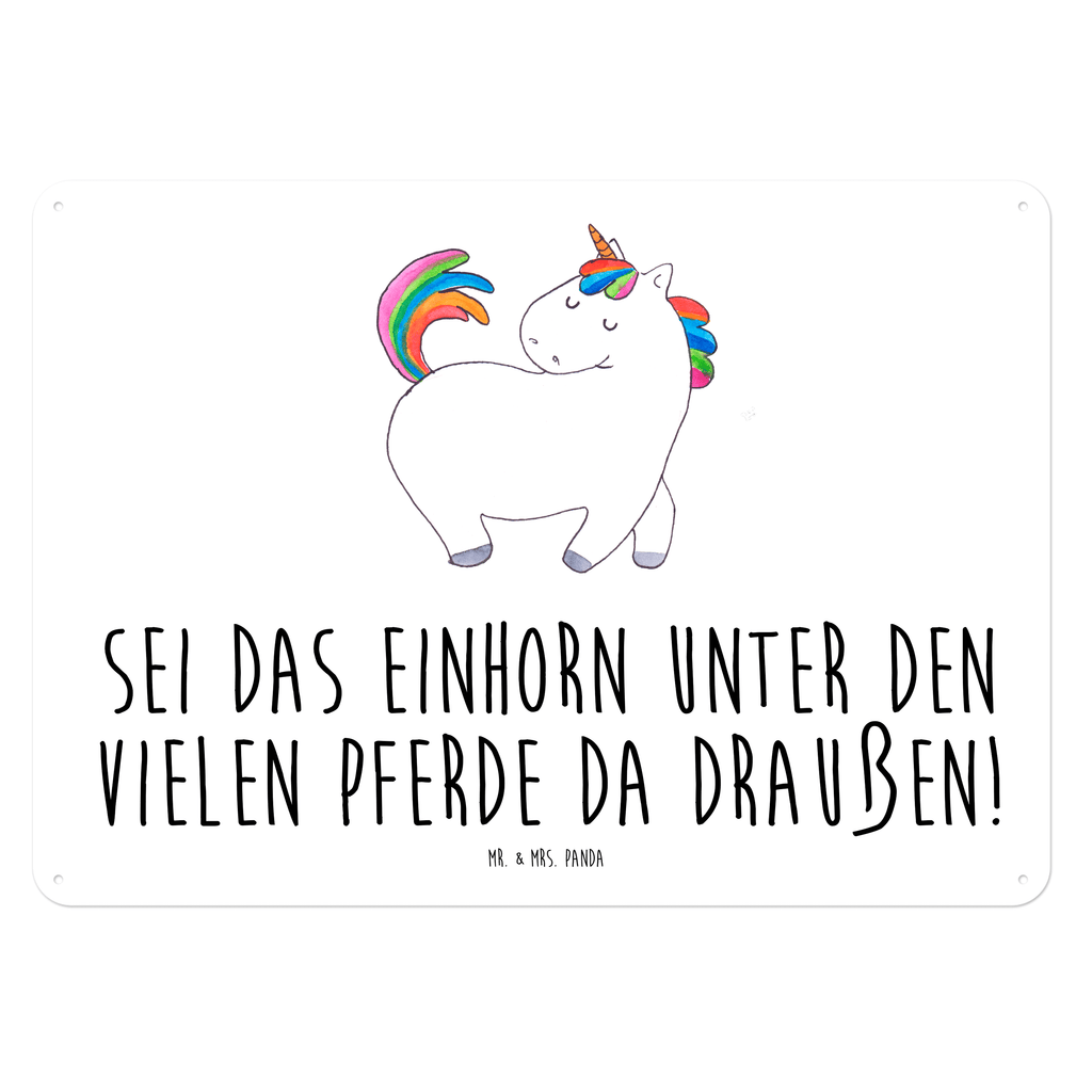 Blechschild Einhorn stolzierend Einhorn, Einhörner, Unicorn, stolz, anders, bunt, Pferd, Reiter, Reiten, Freundin, Geschenk Blechschild, Metallschild, Geschenk Schild, Schild, Magnet-Metall-Schild, Deko Schild, Wandschild, Wand-Dekoration, Türschild, Wandschild, Metallschild  Einhorn, Einhörner, Einhorn Deko, Pegasus, Unicorn