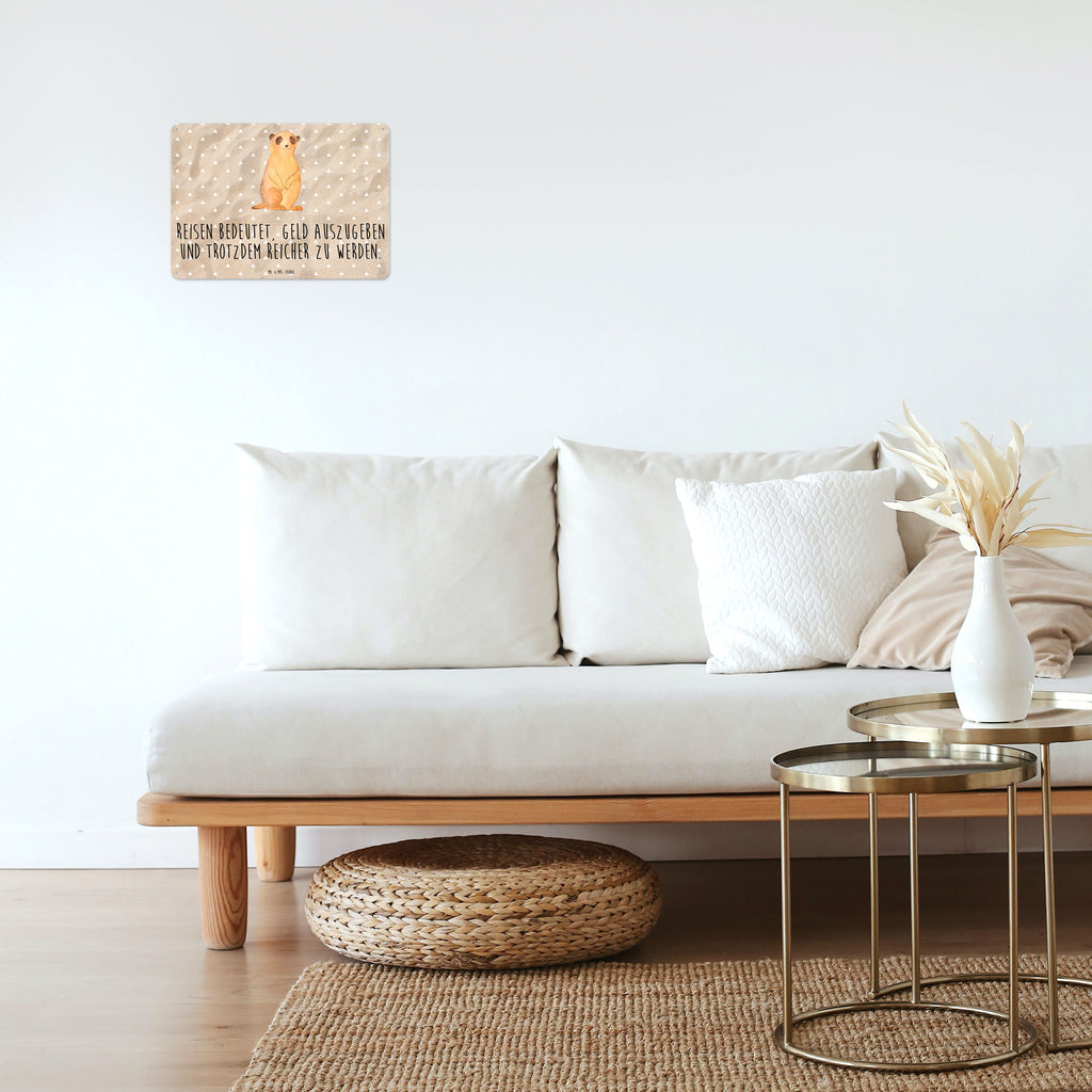 Blechschild Erdmännchen Erdmännchen, Afrika, Reisen, Spruch, Weltreise, Afrikareise, Roadtrip, Traveling  Blechschild, Metallschild, Geschenk Schild, Schild, Magnet-Metall-Schild, Deko Schild, Wandschild, Wand-Dekoration, Türschild, Wandschild, Metallschild  Afrika, Wildtiere