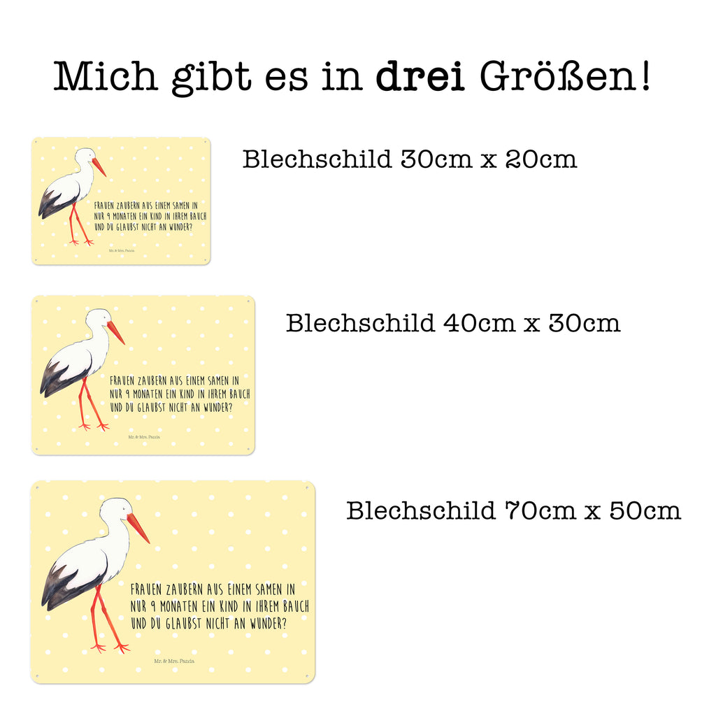 Blechschild Storch Storch, Störche, Schwangerschaft, Geburt, Mutter, Mütter, Mutter werden, Schwanger, Babybauch, Baby	 Blechschild, Metallschild, Geschenk Schild, Schild, Magnet-Metall-Schild, Deko Schild, Wandschild, Wand-Dekoration, Türschild, Wandschild, Metallschild  süße Tiermotive, gute Laune, lustige Sprüche, Tiere