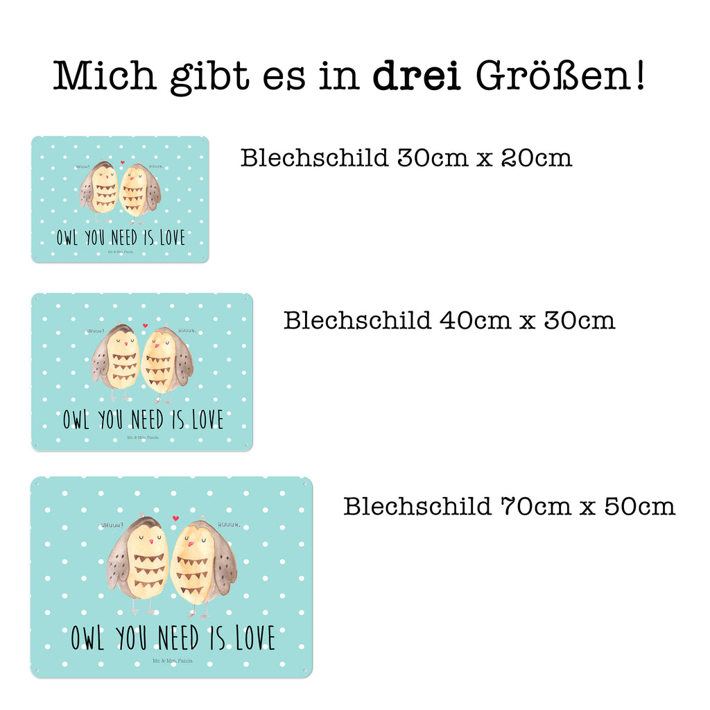 Blechschild Eule Liebe Eule, Eule Deko, Liebe, Hochzeit Spruch, Owl, All you need is love, Liebe Spruch, Freundin Geschenk, Freund, Wortspiel lustig Blechschild, Metallschild, Geschenk Schild, Schild, Magnet-Metall-Schild, Deko Schild, Wandschild, Wand-Dekoration, Türschild, Wandschild, Metallschild  Eule
