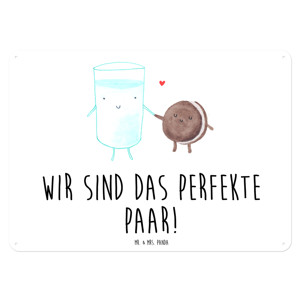 Blechschild Milch & Keks Milk, Cookie, Milch, Keks, Kekse, Kaffee, Einladung Frühstück, Motiv süß, romantisch, perfektes Paar,  Blechschild, Metallschild, Geschenk Schild, Schild, Magnet-Metall-Schild, Deko Schild, Wandschild, Wand-Dekoration, Türschild, Wandschild, Metallschild  süße Tiermotive, gute Laune, lustige Sprüche, Tiere
