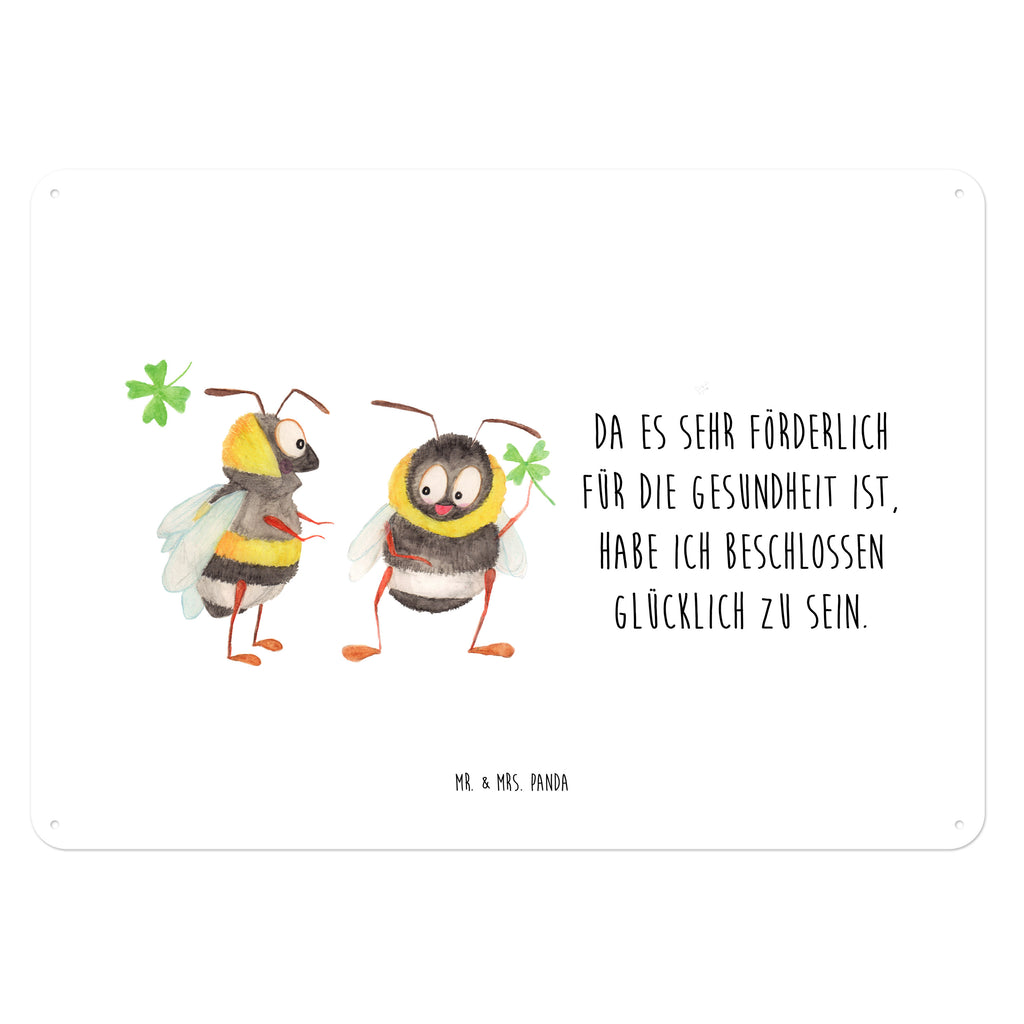 Blechschild Hummeln mit Kleeblatt Hummel, Biene, Spruch positiv, Biene Deko, Spruch schön, glücklich sein, glücklich werden, Spruch fröhlich Blechschild, Metallschild, Geschenk Schild, Schild, Magnet-Metall-Schild, Deko Schild, Wandschild, Wand-Dekoration, Türschild, Wandschild, Metallschild  süße Tiermotive, gute Laune, lustige Sprüche, Tiere