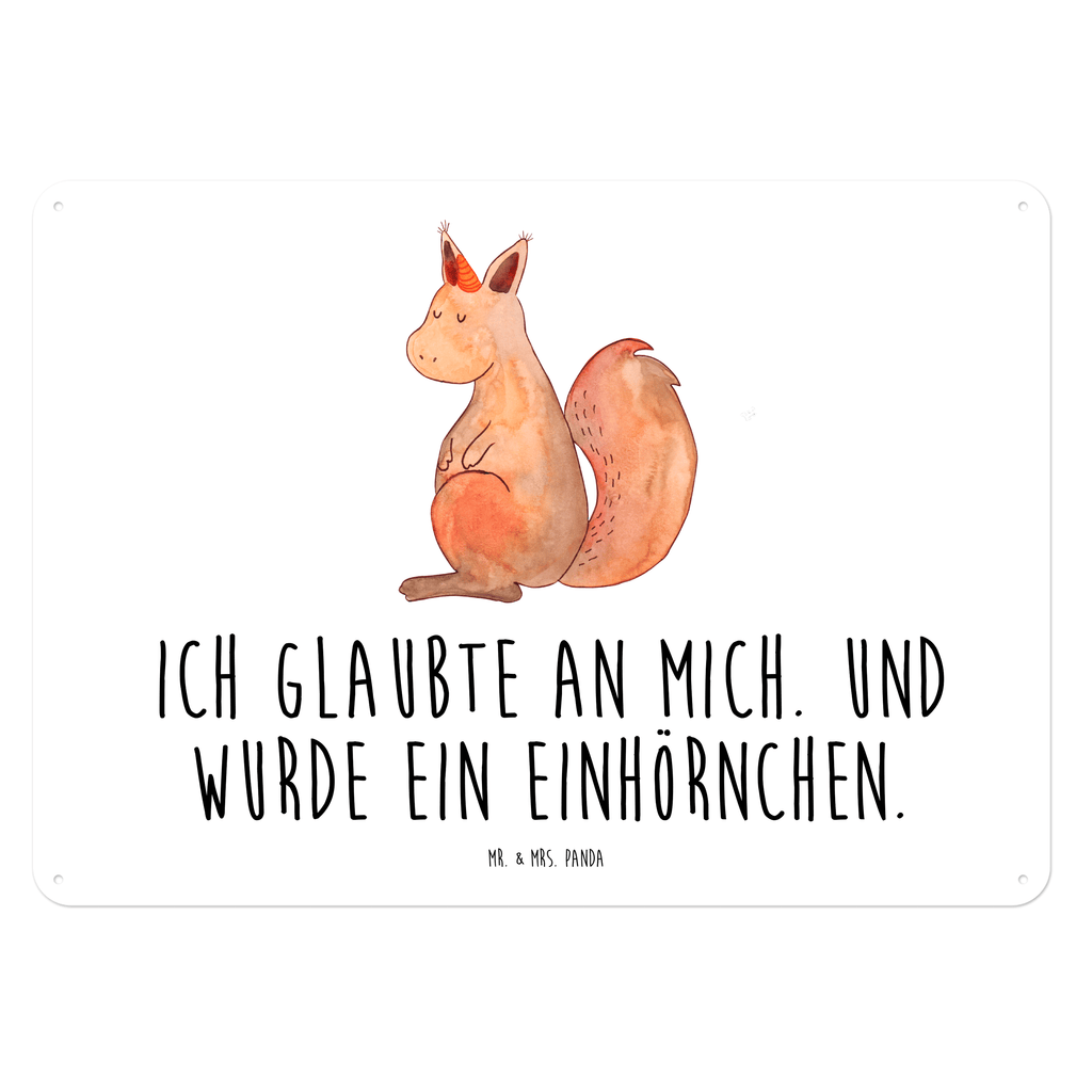 Blechschild Einhörnchen Glaube Einhorn, Einhörner, Einhörnchen, Eichhörnchen, Eichhorn Blechschild, Metallschild, Geschenk Schild, Schild, Magnet-Metall-Schild, Deko Schild, Wandschild, Wand-Dekoration, Türschild, Wandschild, Metallschild  Einhorn, Einhörner, Einhorn Deko, Pegasus, Unicorn