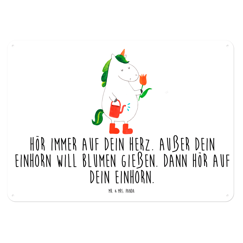 Blechschild Einhorn Gärtner Einhorn, Einhörner, Unicorn, Luftballon, Gießkanne, Giesskanne, Lebenslust, Freude, Blume, Freundin, Garten, Stiefel Blechschild, Metallschild, Geschenk Schild, Schild, Magnet-Metall-Schild, Deko Schild, Wandschild, Wand-Dekoration, Türschild, Wandschild, Metallschild  Einhorn, Einhörner, Einhorn Deko, Pegasus, Unicorn