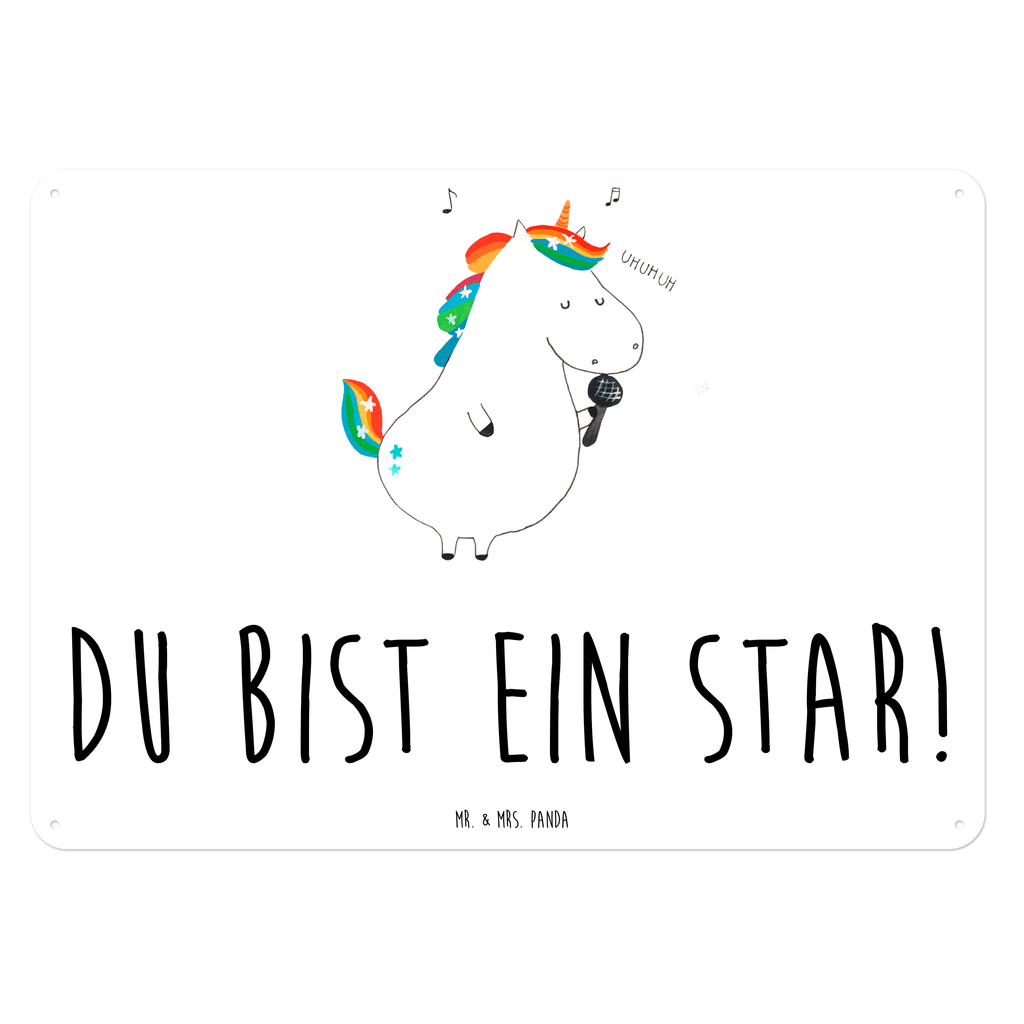 Blechschild Einhorn Sänger Einhörner, Unicorn, Einhorn, Glitzer, Konfetti, Party, Geburtstag, Feier, Fest, Disco, Sängerin, Sänger, Freundin,  Blechschild, Metallschild, Geschenk Schild, Schild, Magnet-Metall-Schild, Deko Schild, Wandschild, Wand-Dekoration, Türschild, Wandschild, Metallschild  Einhorn, Einhörner, Einhorn Deko, Pegasus, Unicorn