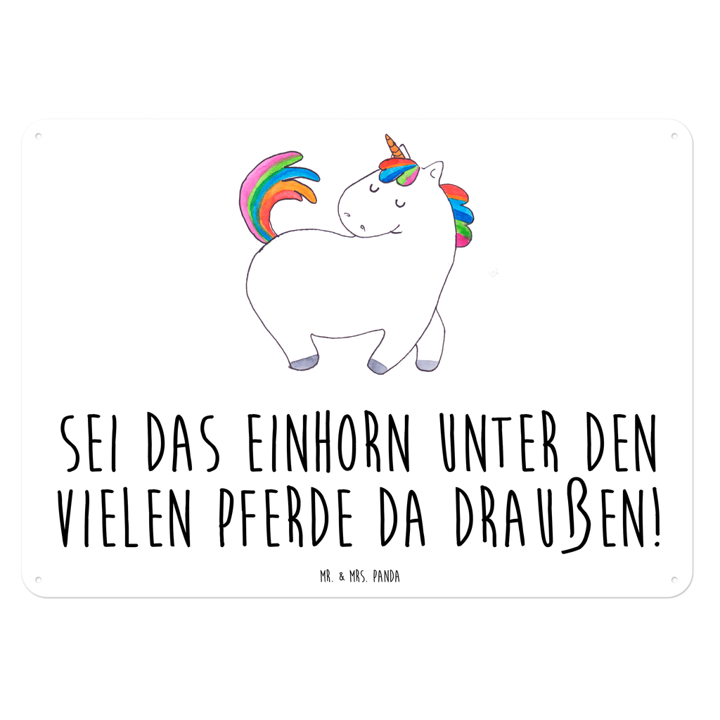 Blechschild Einhorn stolzierend Einhorn, Einhörner, Unicorn, stolz, anders, bunt, Pferd, Reiter, Reiten, Freundin, Geschenk Blechschild, Metallschild, Geschenk Schild, Schild, Magnet-Metall-Schild, Deko Schild, Wandschild, Wand-Dekoration, Türschild, Wandschild, Metallschild  Einhorn, Einhörner, Einhorn Deko, Pegasus, Unicorn
