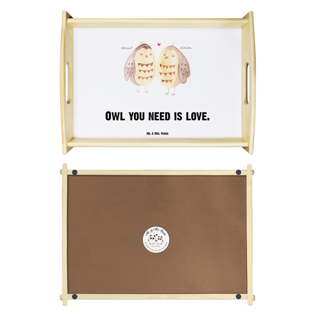 Serviertablett Eule Liebe Tablett, Holztablett, Küchentablett, Dekotablett, Frühstückstablett, Eule, Eule Deko, Liebe, Hochzeit Spruch, Owl, All you need is love, Liebe Spruch, Freundin Geschenk, Freund, Wortspiel lustig