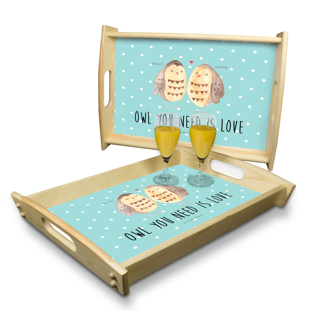 Serviertablett Eule Liebe Tablett, Holztablett, Küchentablett, Dekotablett, Frühstückstablett, Eule, Eule Deko, Liebe, Hochzeit Spruch, Owl, All you need is love, Liebe Spruch, Freundin Geschenk, Freund, Wortspiel lustig
