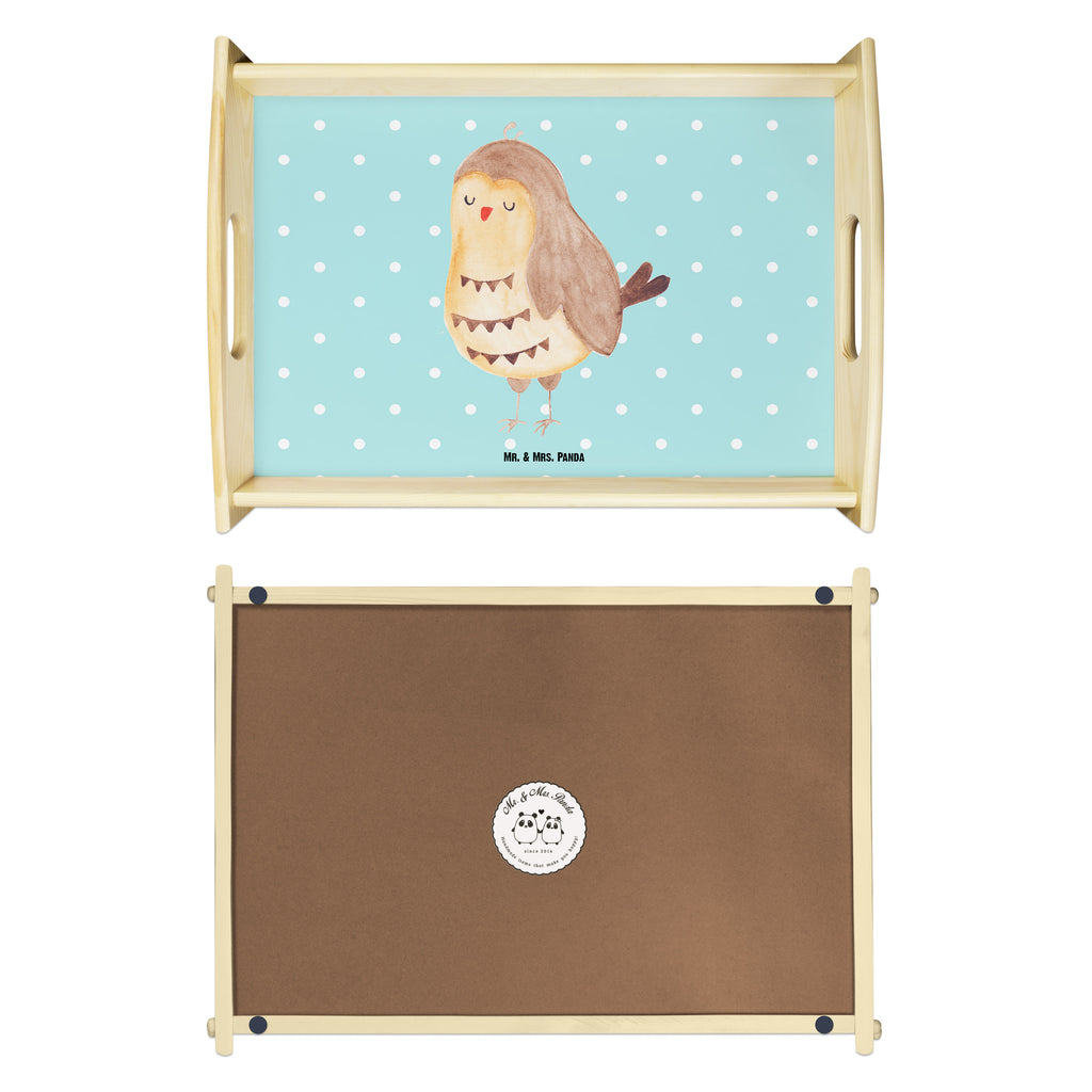 Serviertablett Eule Zufrieden Tablett, Holztablett, Küchentablett, Dekotablett, Frühstückstablett, Eule, Eule Spruch, Eule deko, Owl, Liebe Spruch, Romantisch, Wortspiel lustig, Spruch schön, Geschenk Hochzeitstag