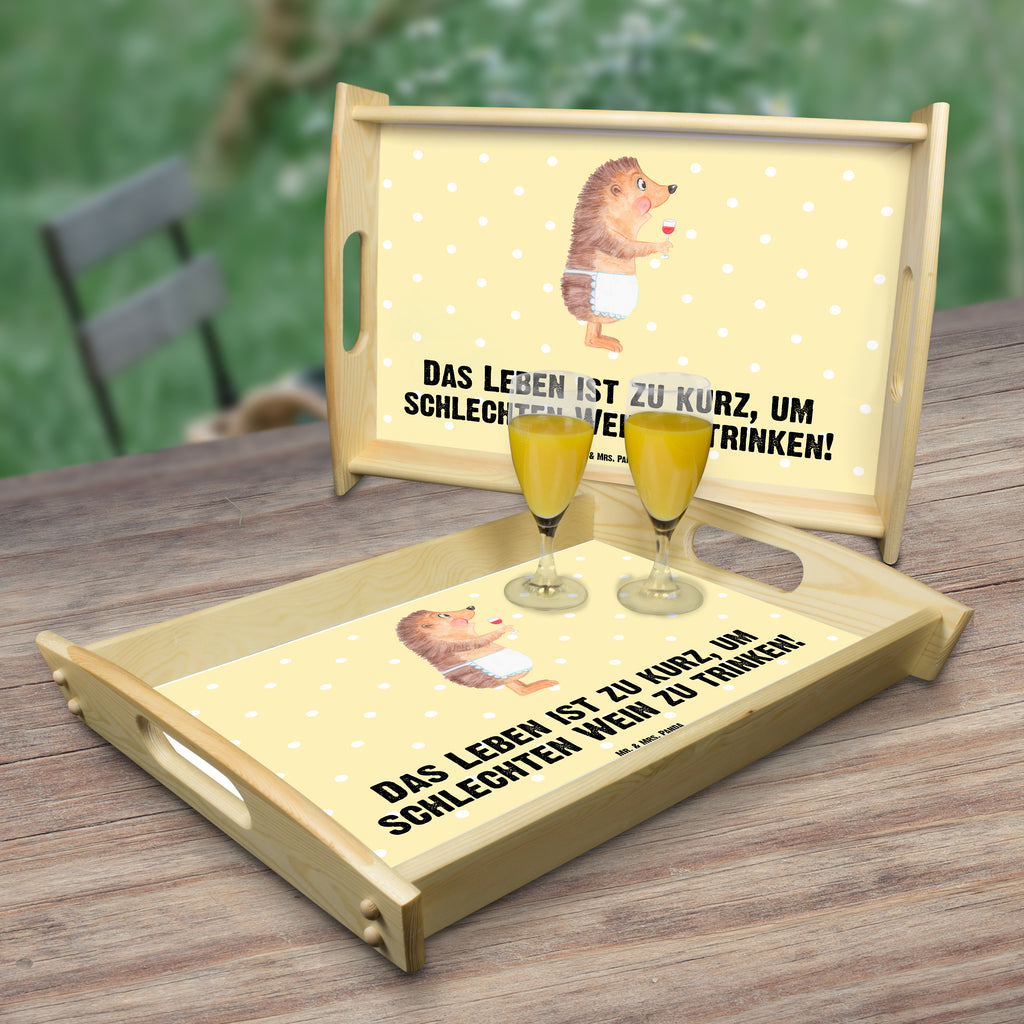 Serviertablett Igel mit Wein Tablett, Holztablett, Küchentablett, Dekotablett, Frühstückstablett, Tiermotive, Gute Laune, lustige Sprüche, Tiere, Wein Spruch, Igel, Geschenk Weintrinker, Geschenk Weinliebhaber, Wein Deko, Weinglas, Rotwein, Weißwein, Wein trinken