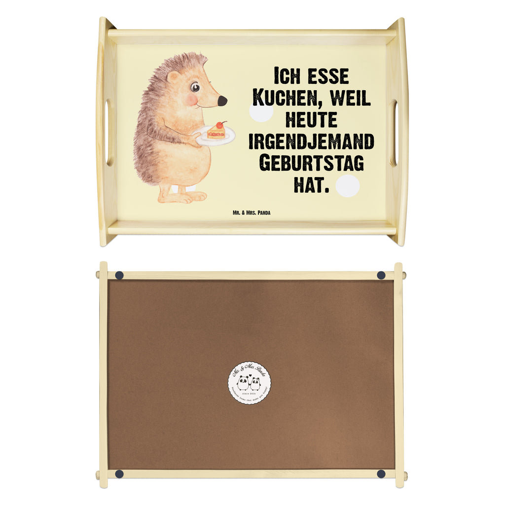 Serviertablett Igel mit Kuchenstück Tablett, Holztablett, Küchentablett, Dekotablett, Frühstückstablett, Tiermotive, Gute Laune, lustige Sprüche, Tiere, Igel, Essen Spruch, Kuchen, Backen Geschenk, Kuchen backen, Einladung Party, Geburtstagskuchen, Torte
