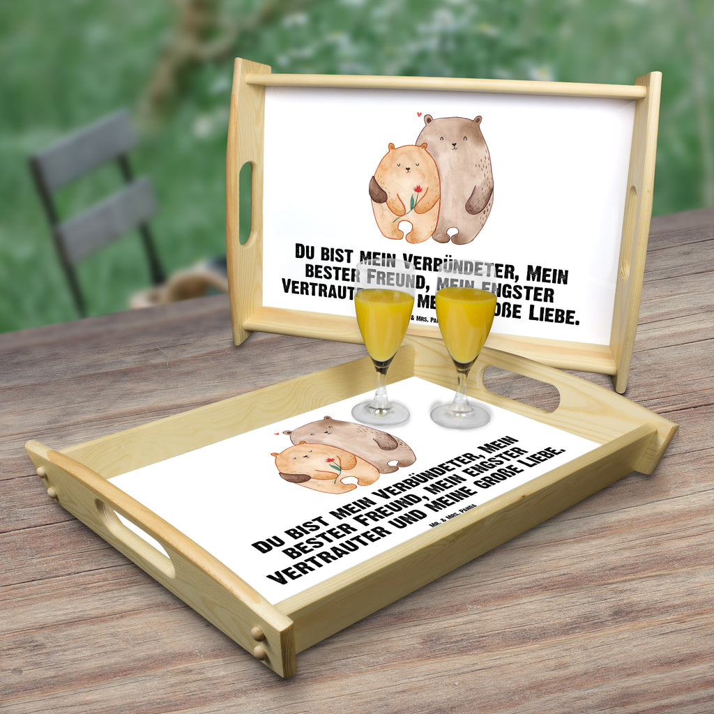 Serviertablett Bären Liebe Tablett, Holztablett, Küchentablett, Dekotablett, Frühstückstablett, Liebe, Partner, Freund, Freundin, Ehemann, Ehefrau, Heiraten, Verlobung, Heiratsantrag, Liebesgeschenk, Jahrestag, Hocheitstag, Verliebt, Verlobt, Verheiratet, Geschenk Freundin, Geschenk Freund, Liebesbeweis, Hochzeitstag, Geschenk Hochzeit, Bären, Bärchen, Bär