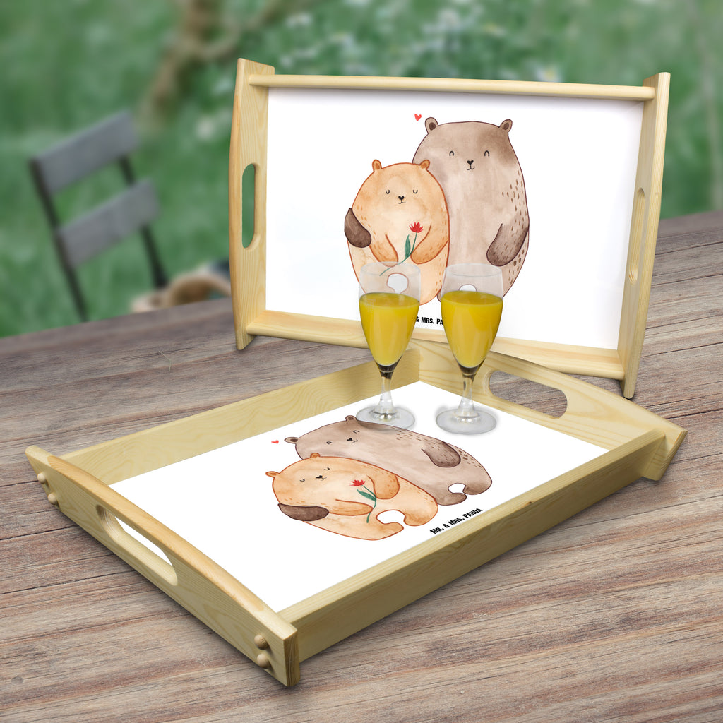 Serviertablett Bären Liebe Tablett, Holztablett, Küchentablett, Dekotablett, Frühstückstablett, Liebe, Partner, Freund, Freundin, Ehemann, Ehefrau, Heiraten, Verlobung, Heiratsantrag, Liebesgeschenk, Jahrestag, Hocheitstag, Verliebt, Verlobt, Verheiratet, Geschenk Freundin, Geschenk Freund, Liebesbeweis, Hochzeitstag, Geschenk Hochzeit, Bären, Bärchen, Bär