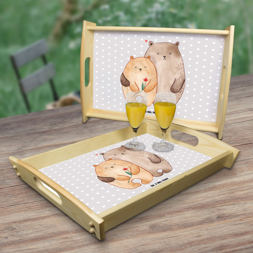 Serviertablett Bären Liebe Tablett, Holztablett, Küchentablett, Dekotablett, Frühstückstablett, Liebe, Partner, Freund, Freundin, Ehemann, Ehefrau, Heiraten, Verlobung, Heiratsantrag, Liebesgeschenk, Jahrestag, Hocheitstag, Verliebt, Verlobt, Verheiratet, Geschenk Freundin, Geschenk Freund, Liebesbeweis, Hochzeitstag, Geschenk Hochzeit, Bären, Bärchen, Bär