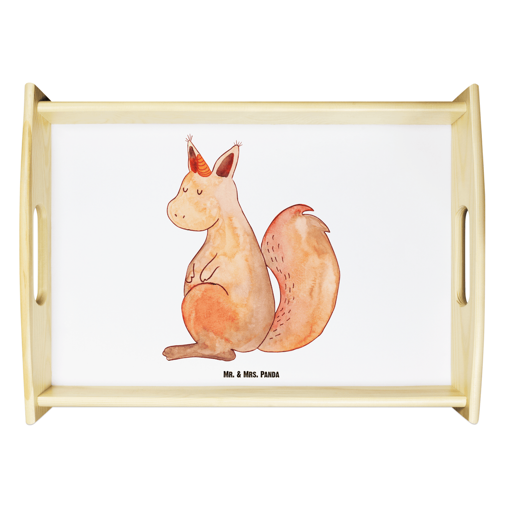 Serviertablett Einhörnchen Glaube Tablett, Holztablett, Küchentablett, Dekotablett, Frühstückstablett, Einhorn, Einhörner, Einhorn Deko, Pegasus, Unicorn, Einhörnchen, Eichhörnchen, Eichhorn