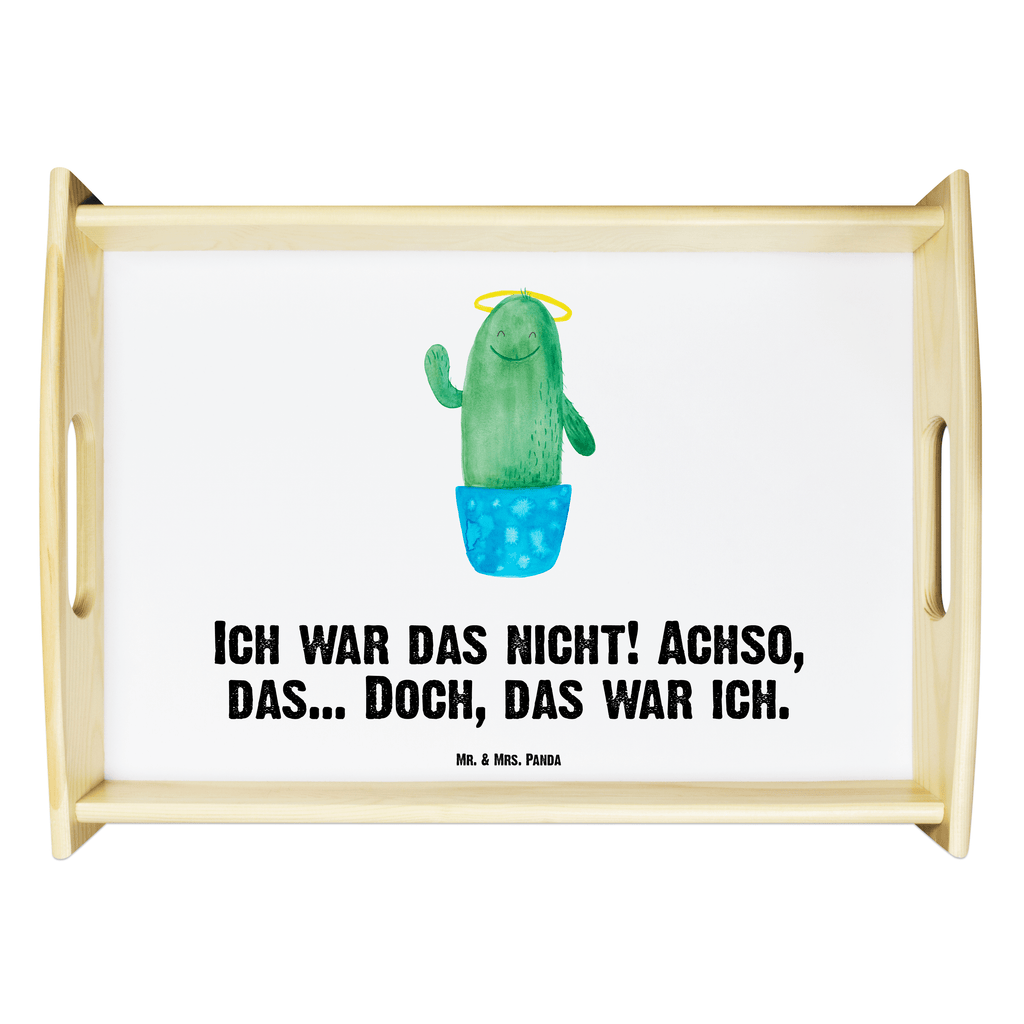 Serviertablett Kaktus Heilig Tablett, Holztablett, Küchentablett, Dekotablett, Frühstückstablett, Kaktus, Kakteen, frech, lustig, Kind, Eltern, Familie, Bruder, Schwester, Schwestern, Freundin, Heiligenschein