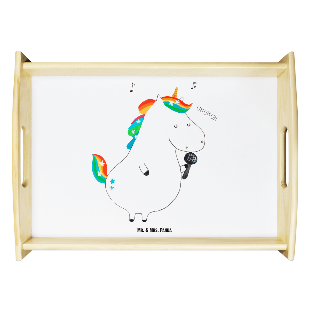 Serviertablett Einhorn Sänger Tablett, Holztablett, Küchentablett, Dekotablett, Frühstückstablett, Einhorn, Einhörner, Einhorn Deko, Pegasus, Unicorn, Glitzer, Konfetti, Party, Geburtstag, Feier, Fest, Disco, Sängerin, Sänger, Freundin