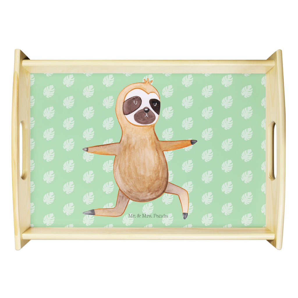 Serviertablett Faultier  Yoga Tablett, Holztablett, Küchentablett, Dekotablett, Frühstückstablett, Faultier, Faultier Geschenk, Faultier Deko, Faultiere, faul, Lieblingstier, Yoga, Namaste, Krieger, Yogaübungen, Meditation, Atmung, Gelassenheit, Entspannung