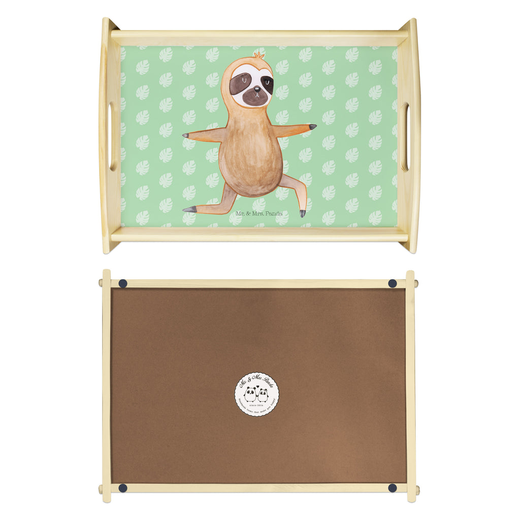 Serviertablett Faultier  Yoga Tablett, Holztablett, Küchentablett, Dekotablett, Frühstückstablett, Faultier, Faultier Geschenk, Faultier Deko, Faultiere, faul, Lieblingstier, Yoga, Namaste, Krieger, Yogaübungen, Meditation, Atmung, Gelassenheit, Entspannung