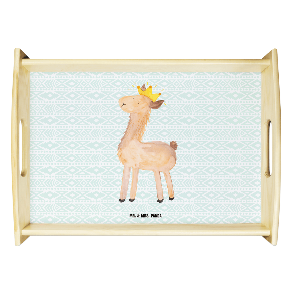 Serviertablett Lama König Tablett, Holztablett, Küchentablett, Dekotablett, Frühstückstablett, Lama, Alpaka, Lamas, König, Königin, Freundin, Mama, Papa, Büro Kollege, Kollegin, Chef, Vorgesetzter, Abi, Abitur