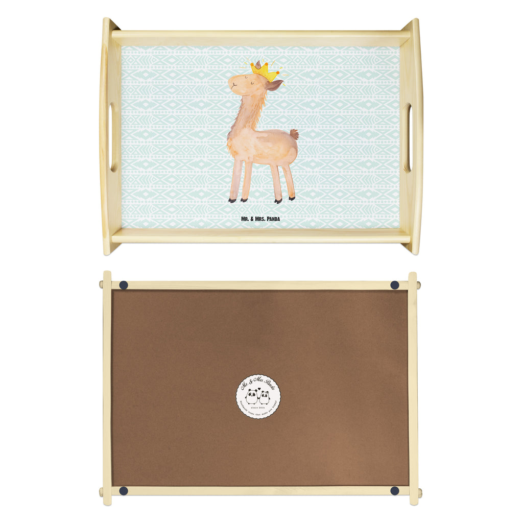 Serviertablett Lama König Tablett, Holztablett, Küchentablett, Dekotablett, Frühstückstablett, Lama, Alpaka, Lamas, König, Königin, Freundin, Mama, Papa, Büro Kollege, Kollegin, Chef, Vorgesetzter, Abi, Abitur