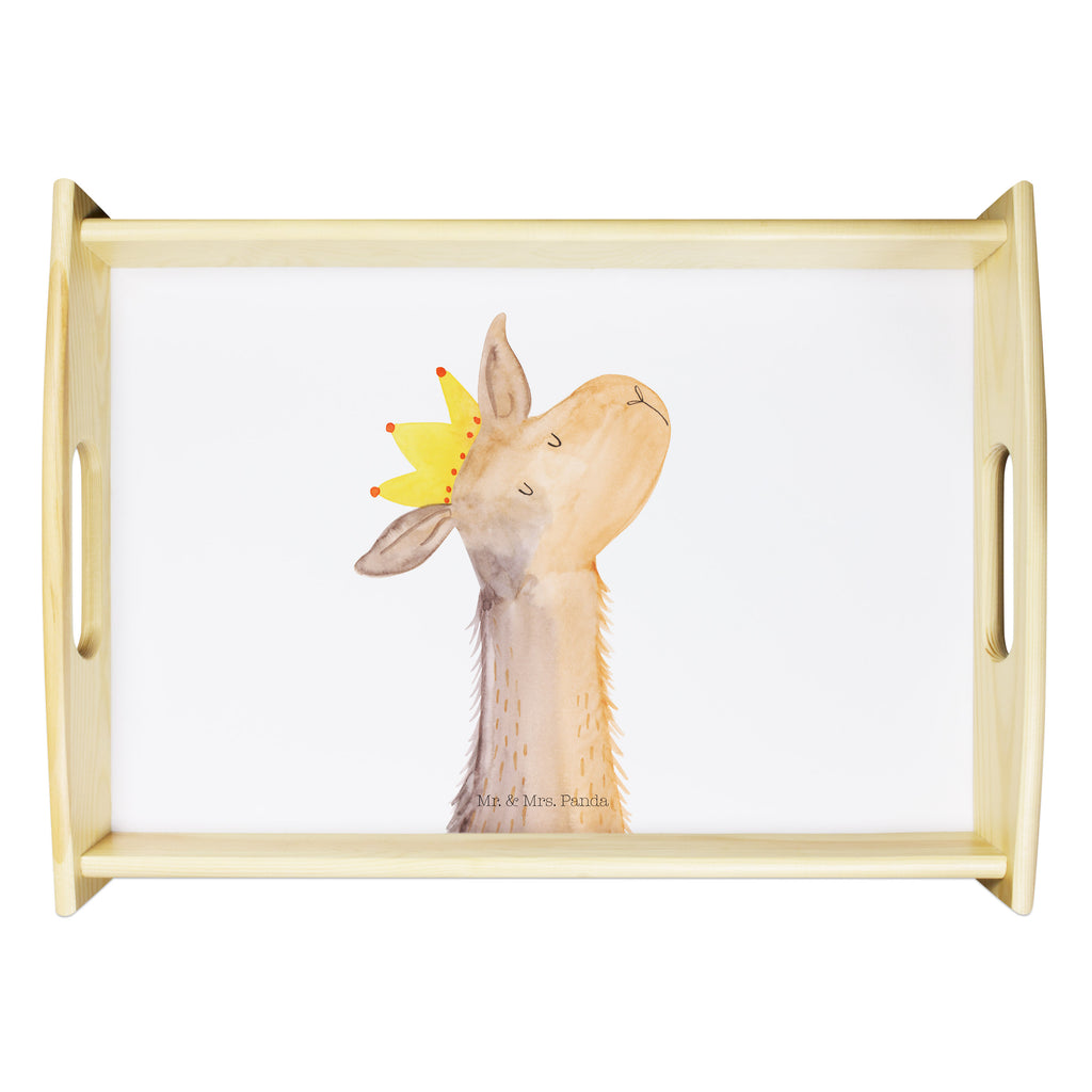 Serviertablett Lamakopf König Tablett, Holztablett, Küchentablett, Dekotablett, Frühstückstablett, Lama, Alpaka, Lamas, König, Königin, Freundin, Mama, Papa, Büro Kollege, Kollegin, Chef, Vorgesetzter, Abi, Abitur