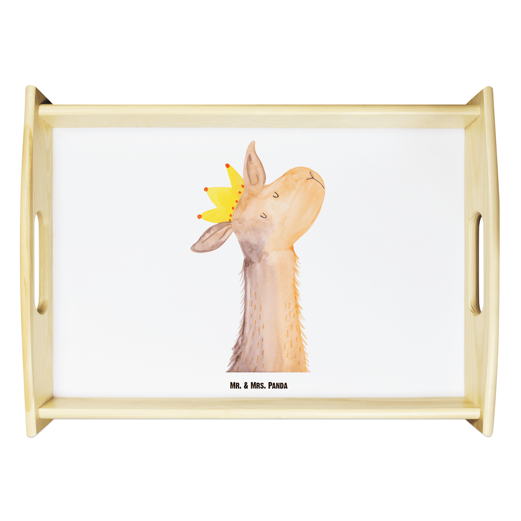 Serviertablett Lamakopf König Tablett, Holztablett, Küchentablett, Dekotablett, Frühstückstablett, Lama, Alpaka, Lamas, König, Königin, Freundin, Mama, Papa, Büro Kollege, Kollegin, Chef, Vorgesetzter, Abi, Abitur