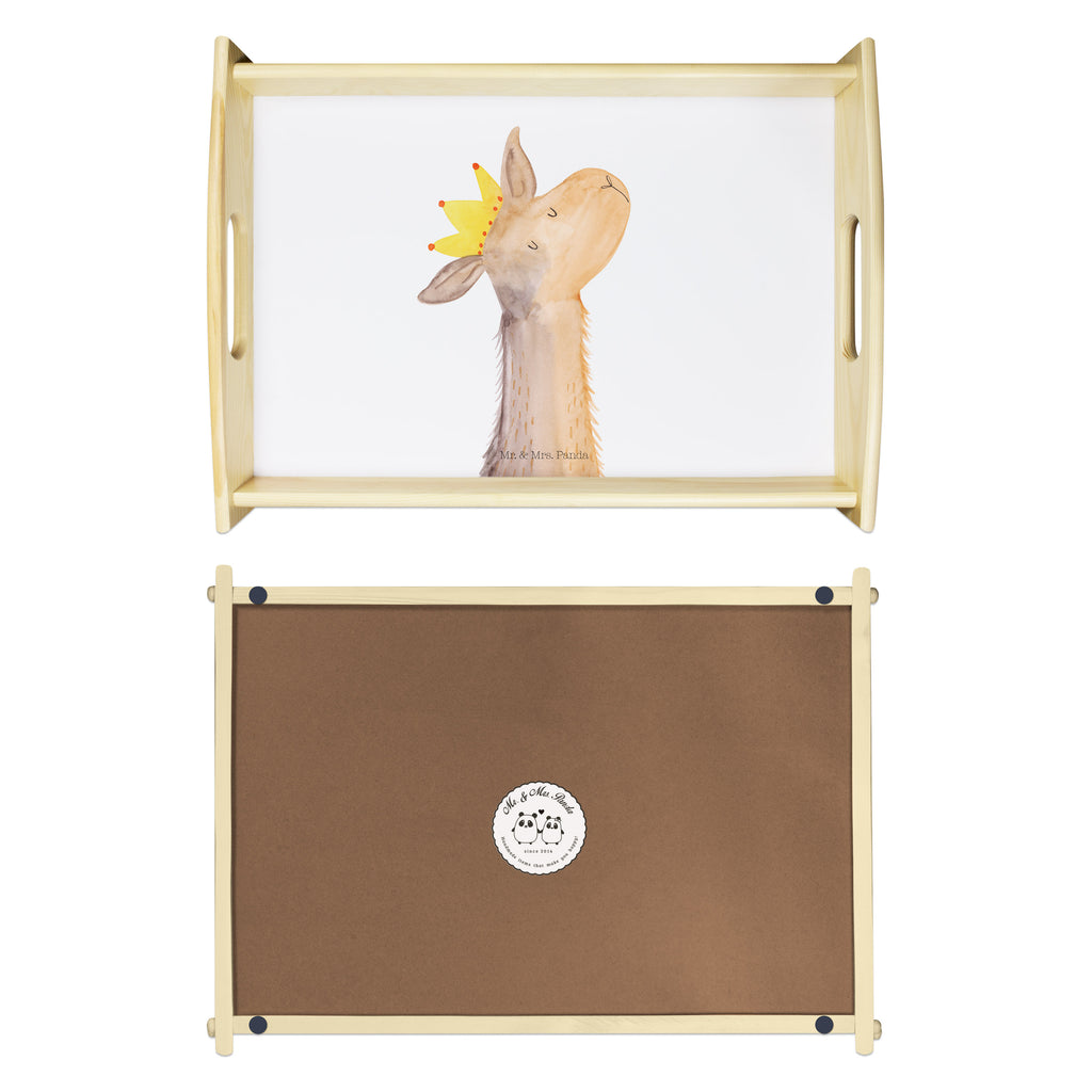 Serviertablett Lamakopf König Tablett, Holztablett, Küchentablett, Dekotablett, Frühstückstablett, Lama, Alpaka, Lamas, König, Königin, Freundin, Mama, Papa, Büro Kollege, Kollegin, Chef, Vorgesetzter, Abi, Abitur