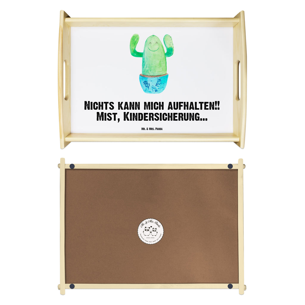 Serviertablett Kaktus Happy Tablett, Holztablett, Küchentablett, Dekotablett, Frühstückstablett, Kaktus, Kakteen, Motivation, Spruch, lustig, Kindersicherung, Neustart, Büro, Büroalltag, Kollege, Kollegin, Freundin, Mutter, Familie, Ausbildung