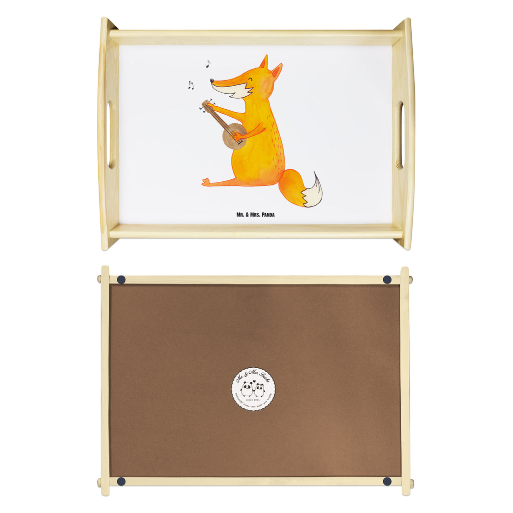 Serviertablett Fuchs Gitarre Tablett, Holztablett, Küchentablett, Dekotablett, Frühstückstablett, Fuchs, Füchse, Geschenk Musiker, Musik Spruch, Musikerin, Sänger, Sängerin, Gitarre