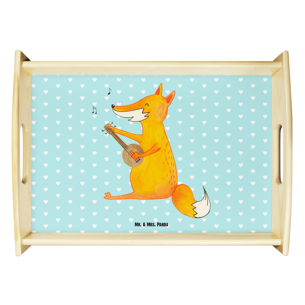 Serviertablett Fuchs Gitarre Tablett, Holztablett, Küchentablett, Dekotablett, Frühstückstablett, Fuchs, Füchse, Geschenk Musiker, Musik Spruch, Musikerin, Sänger, Sängerin, Gitarre