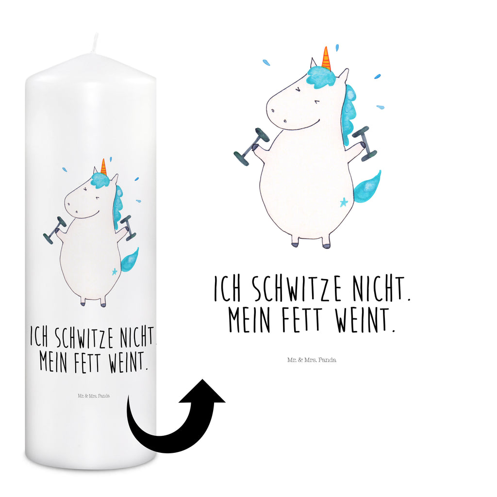 Kerze Einhorn Fitness Kerze, Taufkerze, Kommunionskerze, Geburtstagskerze, Geschenk Kerze, Taufgeschenk Kerze, Kerze mit Druck, Besondere Kerze, Geschenkidee Kerze, Kerze für Kommunion, Geburtstag Kerze, Kommunion Kerze, Einhorn, Einhörner, Einhorn Deko, Pegasus, Unicorn, Gym, Fitness, Fitnessstudio, Diät, Abnehmen, Sport, Pumpen, Geräte, Sixpack