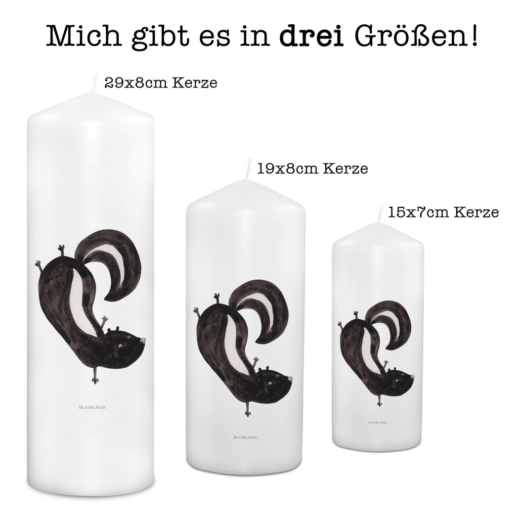 Kerze Stinktier Handstand Kerze, Taufkerze, Kommunionskerze, Geburtstagskerze, Geschenk Kerze, Taufgeschenk Kerze, Kerze mit Druck, Besondere Kerze, Geschenkidee Kerze, Kerze für Kommunion, Geburtstag Kerze, Kommunion Kerze, Stinktier, Skunk, Wildtier, Raubtier, Stinker, Stinki, Spielplatz, verpielt, Kind