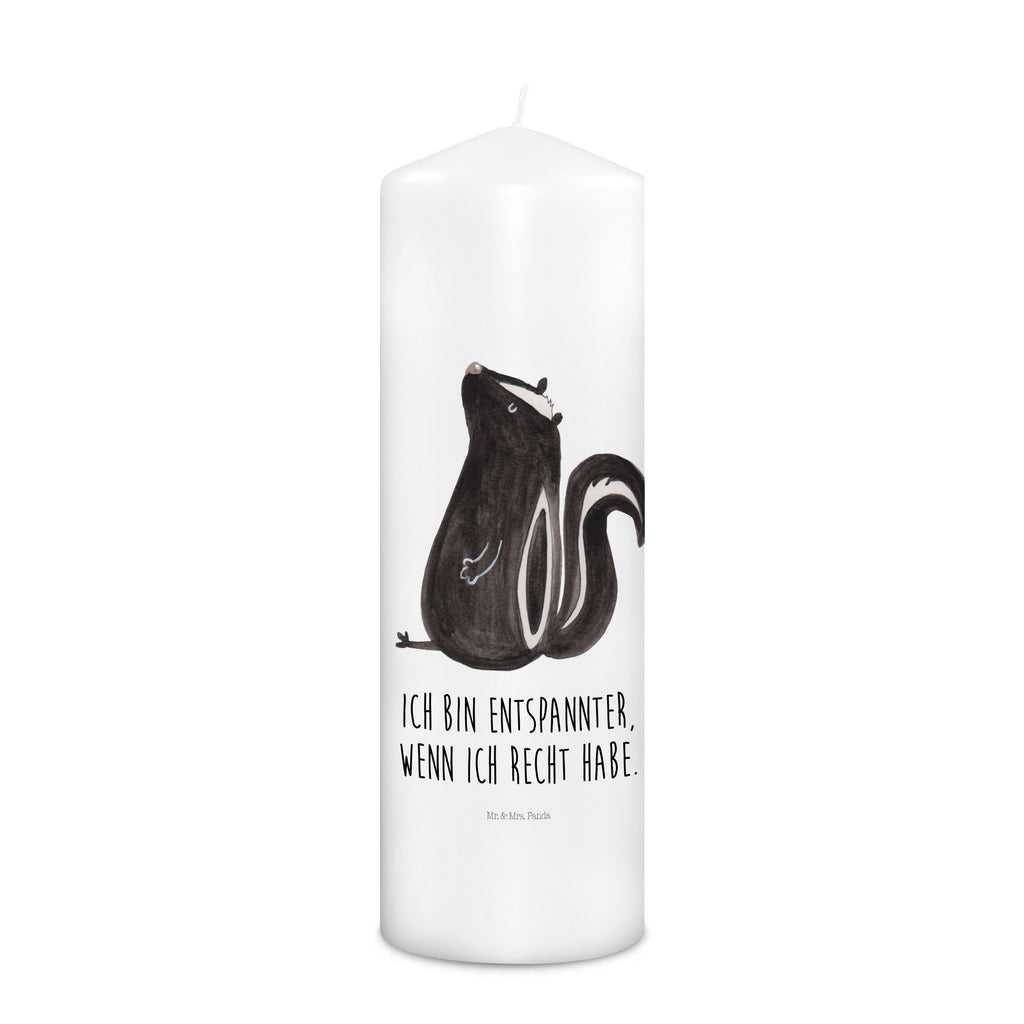 Kerze Stinktier sitzend Kerze, Taufkerze, Kommunionskerze, Geburtstagskerze, Geschenk Kerze, Taufgeschenk Kerze, Kerze mit Druck, Besondere Kerze, Geschenkidee Kerze, Kerze für Kommunion, Geburtstag Kerze, Kommunion Kerze, Stinktier, Skunk, Wildtier, Raubtier, Stinker, Stinki, Spruch, Büro, Recht, Besserwisser