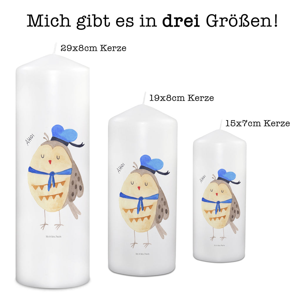 Kerze Eule Matrosen Kerze, Taufkerze, Kommunionskerze, Geburtstagskerze, Geschenk Kerze, Taufgeschenk Kerze, Kerze mit Druck, Besondere Kerze, Geschenkidee Kerze, Kerze für Kommunion, Geburtstag Kerze, Kommunion Kerze, Eule, Eule Spruch, Eule Deko, Owl, Wortspiel lustig, Matrose, Freundin, Ehe, Seefahrer, Heimathafen, Hochzeitstag Geschenk