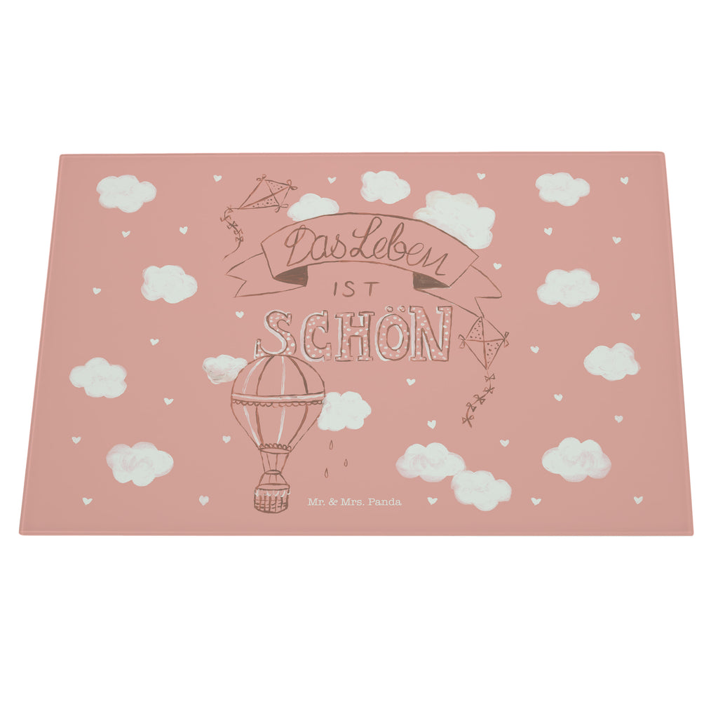 XL Glas Schneidbrett Heißluftballons Das Leben ist schön Glasschneidebrett, Schneidebrett, Frühstücksbrett, Küche, Blumen Deko, Frühlings Deko, Sommer Deko, Dekoration, positive Botschaft, Naturliebhaber, Outdoor, Natur, Abenteuer, Heißluftballon, Leben, Das Leben ist schön, Spruch Leben, Zitat, Inspiration, erleben, glücklich sein, Deko Haus