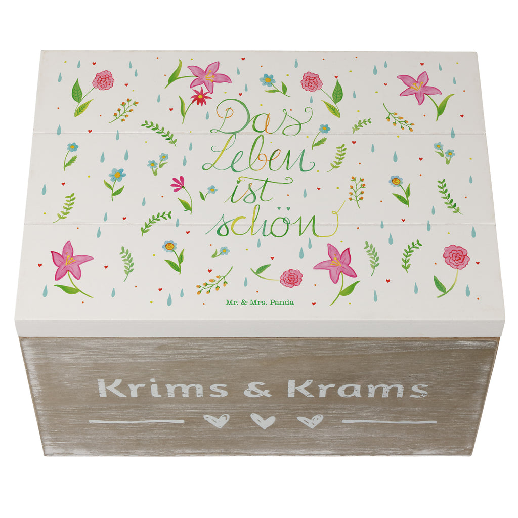 Holzkiste Blumen Das Leben ist schön Blumen, Blümchen, Das Leben ist schön, Spruch über das Leben, Motivation Spruch, fröhlich sein, glücklich sein Holzkiste, Kiste, Schatzkiste, Truhe, Schatulle, XXL,  Erinnerungsbox, Erinnerungskiste, Dekokiste, Aufbewahrungsbox  Blumen Deko, Frühlings Deko, Sommer Deko, Dekoration, positive Botschaft, Naturliebhaber, Outdoor, Natur, Abenteuer