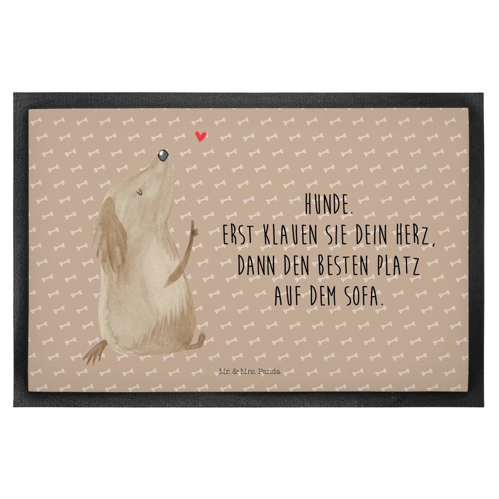 Fußmatte Hund Liebe Hund, Liebe, Hundeglück, Hundeliebe, Hunde, Hundebesitzer, Frauchen,  Türvorleger, Schmutzmatte, Fußabtreter, Matte, Schmutzfänger, Fußabstreifer, Schmutzfangmatte, Türmatte, Motivfußmatte,  Haustürmatte, Vorleger  Hund, Hundemotiv, Haustier, Hunderasse, Tierliebhaber, Hundebesitzer, Sprüche