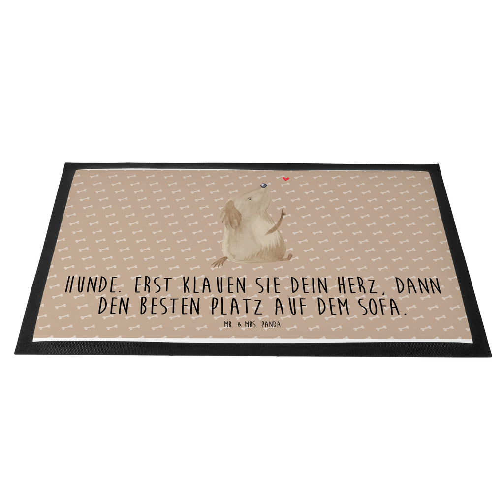 Fußmatte Hund Liebe Hund, Liebe, Hundeglück, Hundeliebe, Hunde, Hundebesitzer, Frauchen,  Türvorleger, Schmutzmatte, Fußabtreter, Matte, Schmutzfänger, Fußabstreifer, Schmutzfangmatte, Türmatte, Motivfußmatte,  Haustürmatte, Vorleger  Hund, Hundemotiv, Haustier, Hunderasse, Tierliebhaber, Hundebesitzer, Sprüche