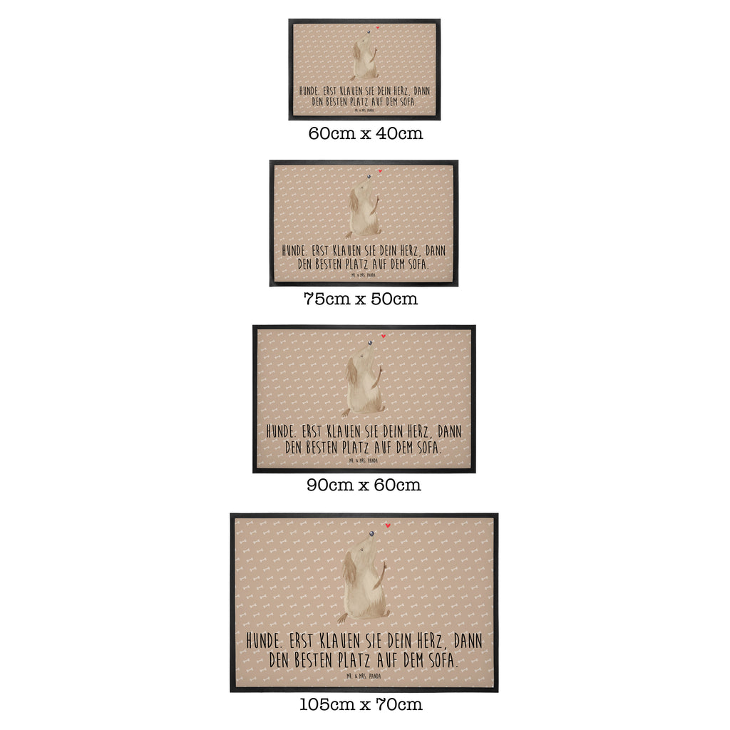 Fußmatte Hund Liebe Hund, Liebe, Hundeglück, Hundeliebe, Hunde, Hundebesitzer, Frauchen,  Türvorleger, Schmutzmatte, Fußabtreter, Matte, Schmutzfänger, Fußabstreifer, Schmutzfangmatte, Türmatte, Motivfußmatte,  Haustürmatte, Vorleger  Hund, Hundemotiv, Haustier, Hunderasse, Tierliebhaber, Hundebesitzer, Sprüche