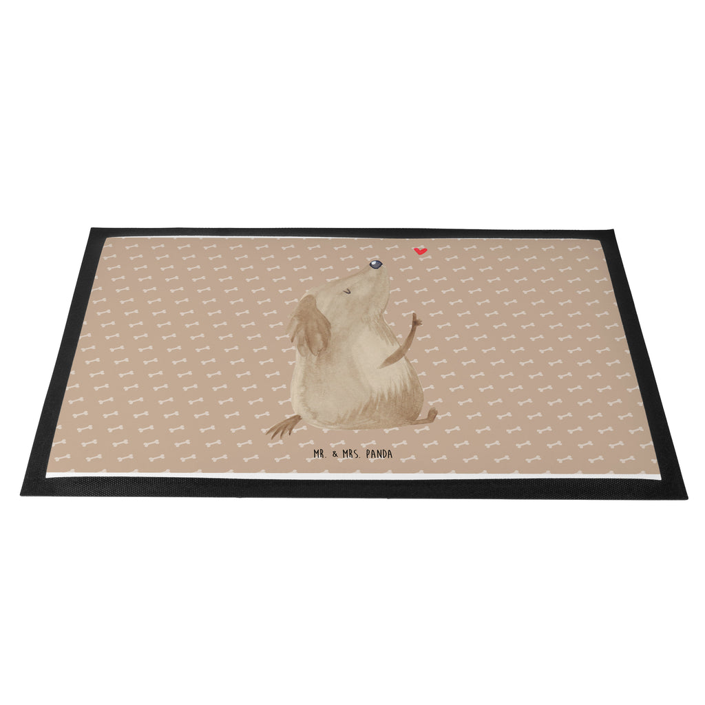 Fußmatte Hund Liebe Hund, Liebe, Hundeglück, Hundeliebe, Hunde, Hundebesitzer, Frauchen,  Türvorleger, Schmutzmatte, Fußabtreter, Matte, Schmutzfänger, Fußabstreifer, Schmutzfangmatte, Türmatte, Motivfußmatte,  Haustürmatte, Vorleger  Hund, Hundemotiv, Haustier, Hunderasse, Tierliebhaber, Hundebesitzer, Sprüche