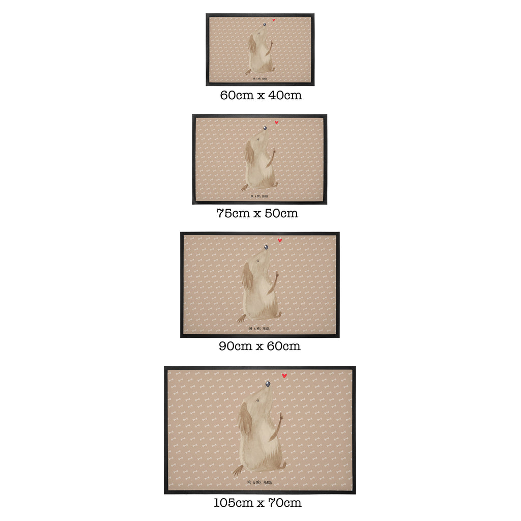 Fußmatte Hund Liebe Hund, Liebe, Hundeglück, Hundeliebe, Hunde, Hundebesitzer, Frauchen,  Türvorleger, Schmutzmatte, Fußabtreter, Matte, Schmutzfänger, Fußabstreifer, Schmutzfangmatte, Türmatte, Motivfußmatte,  Haustürmatte, Vorleger  Hund, Hundemotiv, Haustier, Hunderasse, Tierliebhaber, Hundebesitzer, Sprüche