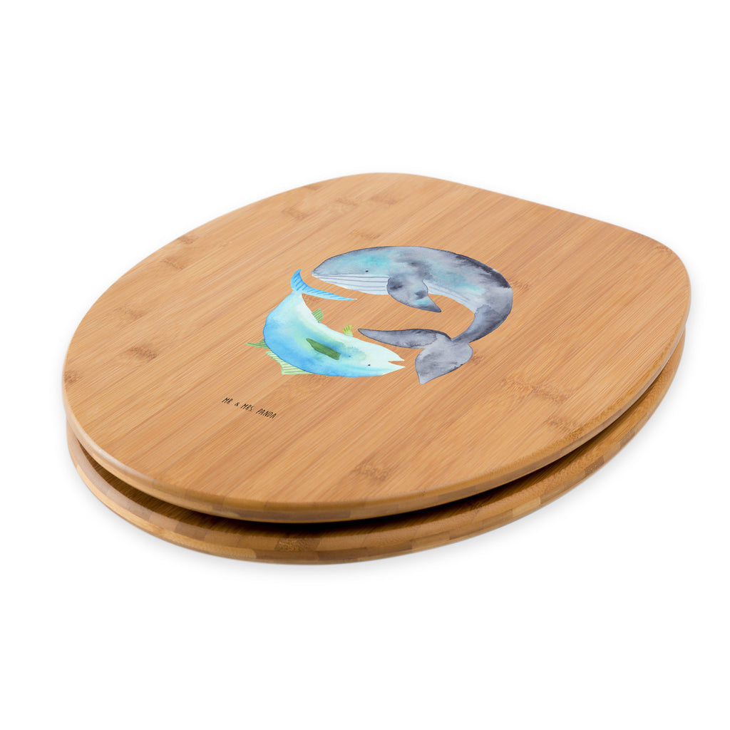 Motiv WC Sitz Walfisch & Thunfisch Klobrille, Klodeckel, Toilettendeckel, WC-Sitz, Toilette, Tiermotive, Gute Laune, lustige Sprüche, Tiere, Wal, Wahl, Tunfisch, Wortwitz lustig, Spruch lustig, Flachwitz, Witz, Spruch des Tages, Flachwitz Geschenk