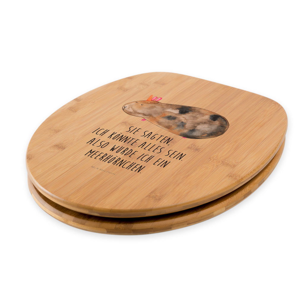 Motiv WC Sitz Meerhörnchen Klobrille, Klodeckel, Toilettendeckel, WC-Sitz, Toilette, Einhorn, Einhörner, Einhorn Deko, Pegasus, Unicorn, Meerhörnchen, Meericorn, Meerschwein, Meerschweinchen