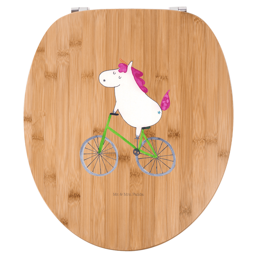 Motiv WC Sitz Einhorn Radfahrer Klobrille, Klodeckel, Toilettendeckel, WC-Sitz, Toilette, Einhorn, Einhörner, Einhorn Deko, Pegasus, Unicorn, Radfahren, Radfahrer, Rad, Bike, Feenstaub, Konfetti, Luxusproblem, Kummer, Liebeskummer