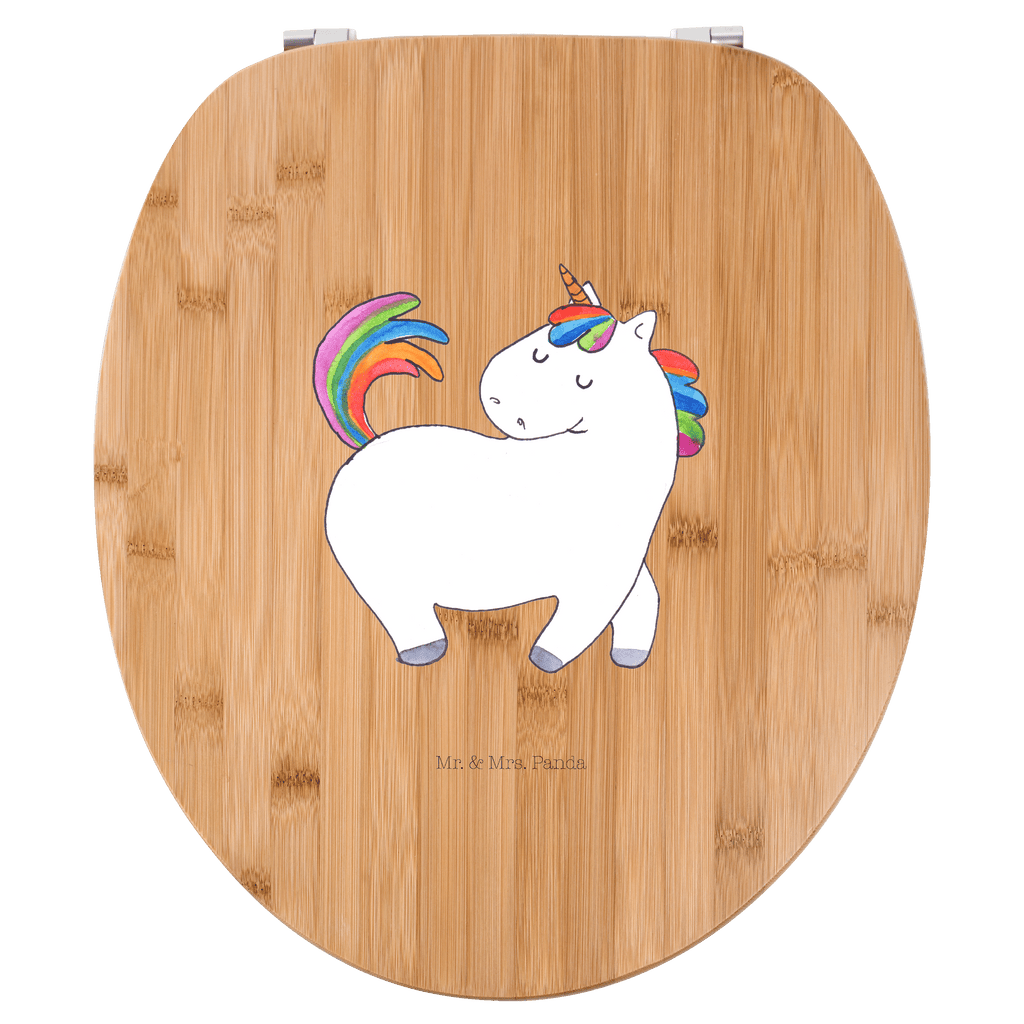 Motiv WC Sitz Einhorn stolzierend Klobrille, Klodeckel, Toilettendeckel, WC-Sitz, Toilette, Einhorn, Einhörner, Einhorn Deko, Pegasus, Unicorn, stolz, anders, bunt, Pferd, Reiter, Reiten, Freundin, Geschenk