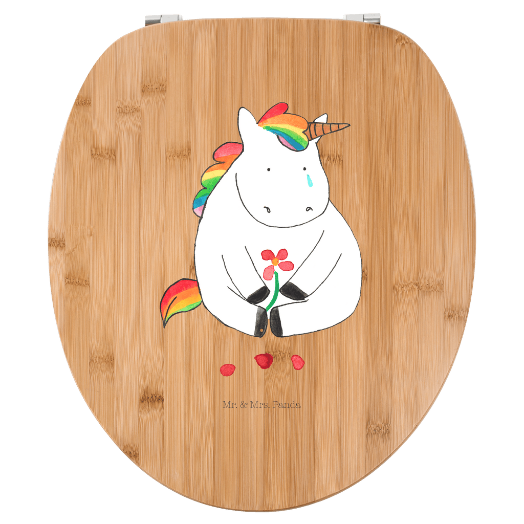 Motiv WC Sitz Einhorn Traurig Klobrille, Klodeckel, Toilettendeckel, WC-Sitz, Toilette, Einhorn, Einhörner, Einhorn Deko, Pegasus, Unicorn, Glitzer, Trösten. Freundschaft, Freunde, Liebe, Trauer, Grußkarte, Blume