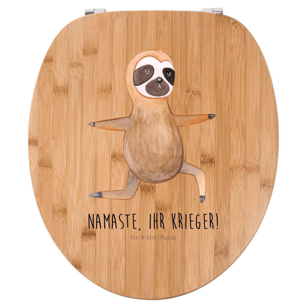 Motiv WC Sitz Faultier  Yoga Klobrille, Klodeckel, Toilettendeckel, WC-Sitz, Toilette, Faultier, Faultier Geschenk, Faultier Deko, Faultiere, faul, Lieblingstier, Yoga, Namaste, Krieger, Yogaübungen, Meditation, Atmung, Gelassenheit, Entspannung