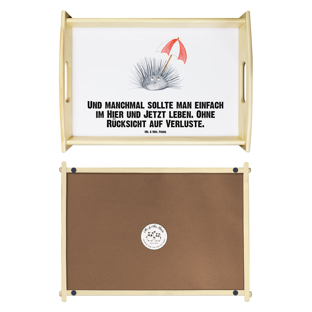 Serviertablett Seeigel Tablett, Holztablett, Küchentablett, Dekotablett, Frühstückstablett, Meerestiere, Meer, Urlaub, Seeigel, Achtsamkeit, Selbstakzeptanz, Selbstliebe, Hier und Jetzt, Leben, Lebe